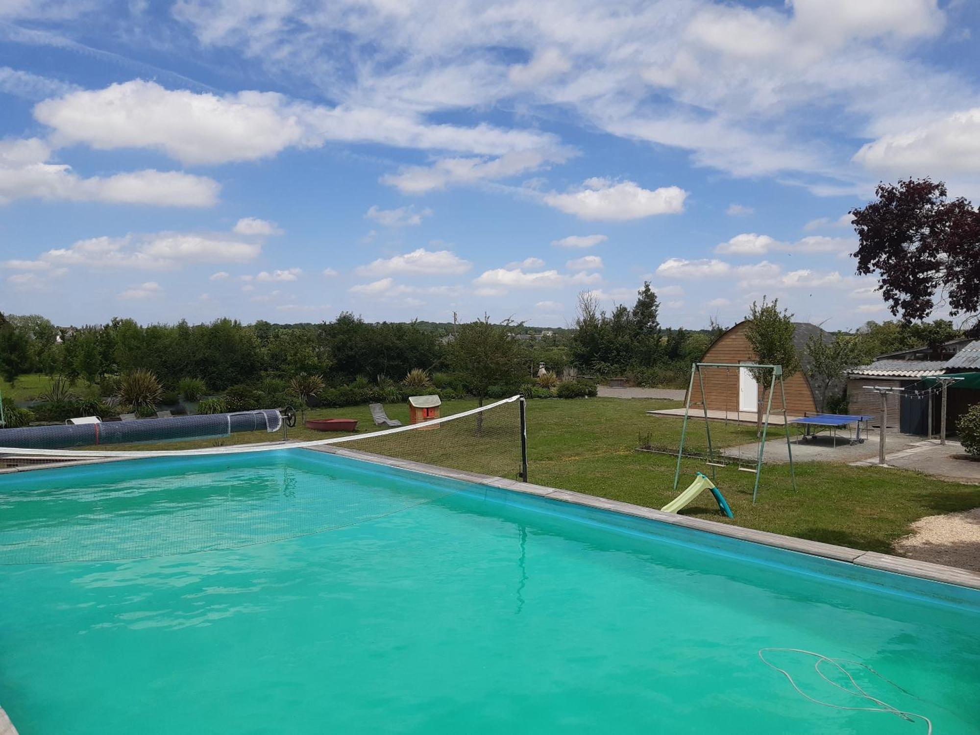 Maison A La Campagne - Piscine Beaulieu-sur-Layon Экстерьер фото